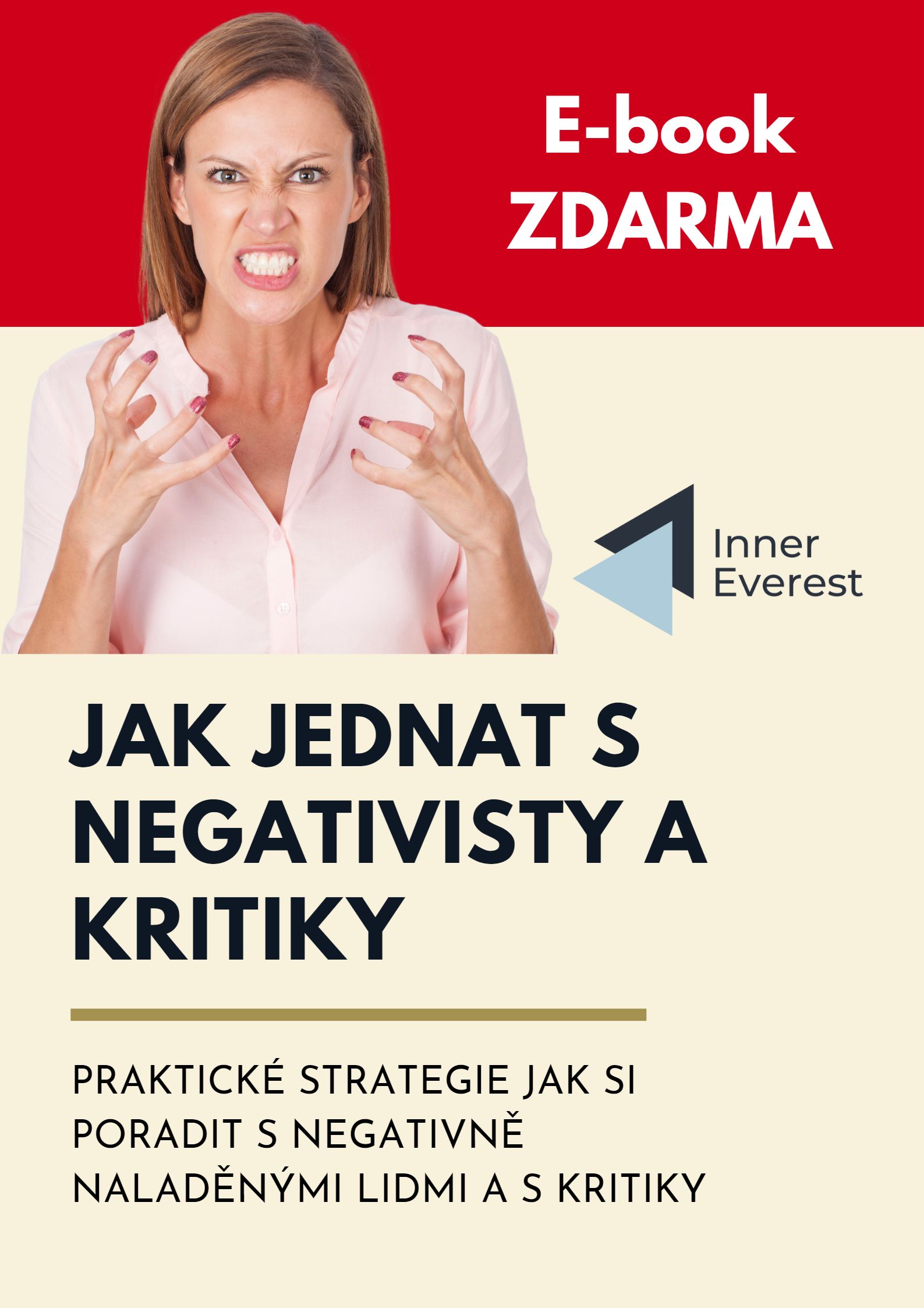 Titulní strana e-booku Jak jednat s negativisty a kritiky - NLP techniky v pdf